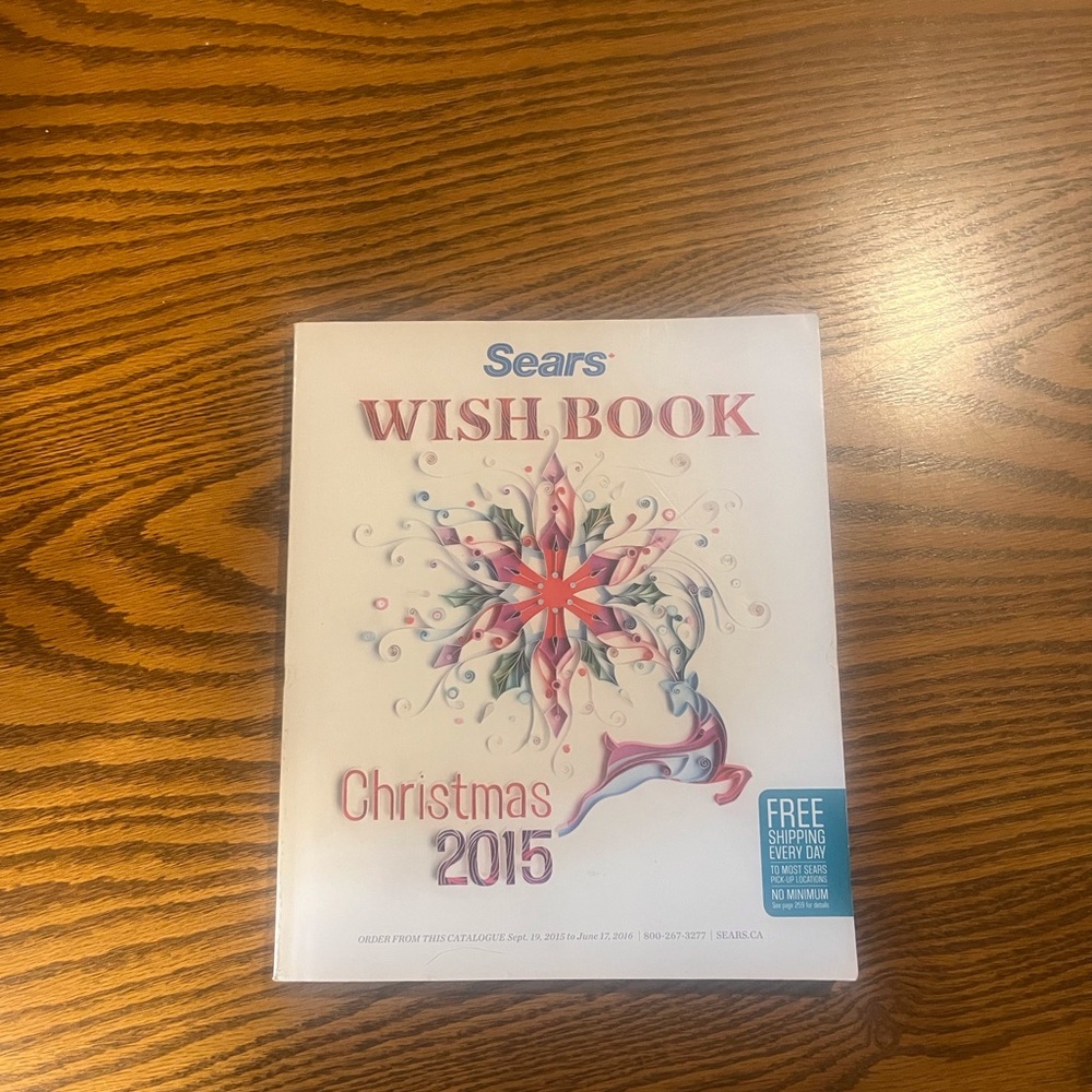 Sears Wish Book with Red and Pink Star Design